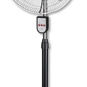 Ventilatore Colonna In Metallo, Telecomando 45cm 3 Velocità 45W