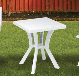 Set Tavolo 60x60+2 Sedie Colore Bianco