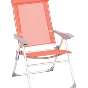 Poltrona Relax Reclinabile 5 Posizioni In Alluminio E Texilene