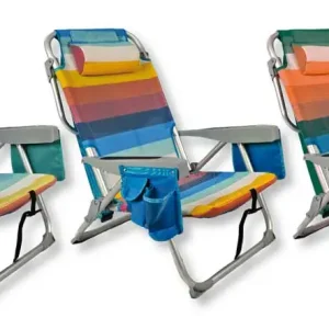 Spiaggina Alluminio /Texiline 5 posizione