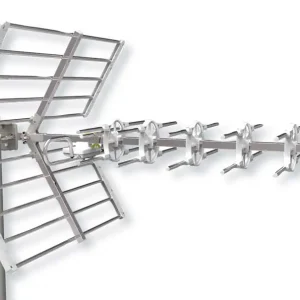 Antenna Esterna UHF 27 Elementi Spina F HD DVB-T2 Protezione 5G