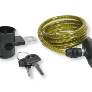 Lucchetto Fune Acciaio a Spirale MM.8x120CM.