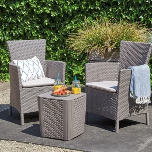 Salotto Iowa Balcony Set In Propilene Con Cuscini