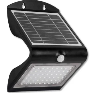 Applique 54+2 Led Ricarica Solare Rilevatore Movimento 500Lm