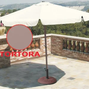 Ombrellone Palo In Alluminio Quadrato 3x3mt