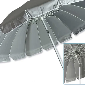 Ombrellone Mare Luxury d.220 16 Stecche Colori Assortiti