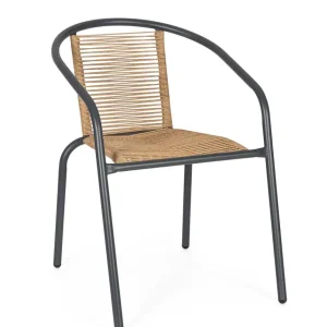 Sedia Estela 54x63x75h Naturale