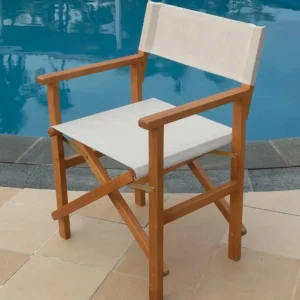 Sedia Regista In Acacia cm.55,5x51x82h