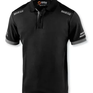 Polo Sparco Tech Toledo Nero/Grigio