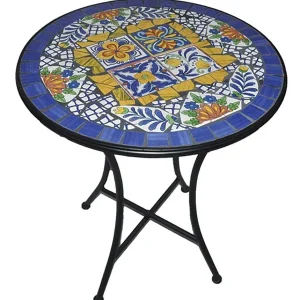 Tavolo Blu Makari Tondo D.60