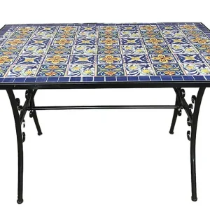 Tavolo Blu Makari cm.120x80