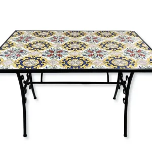 Tavolo Mosaico Santorini cm.120x80