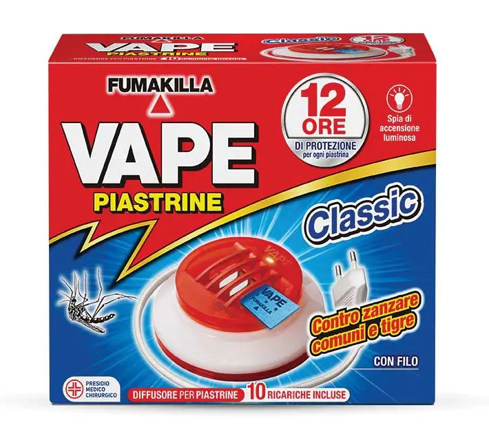 Vape Elettroemanatore +10 Piastrine Filo Classic GA2110900