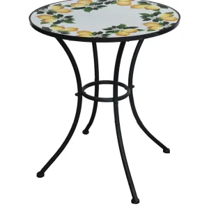 Tavolo Mosaico Lemon Tondo D.60 CM