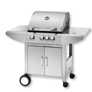 Barbecue A Gas Vulcano 3 Bruciatori + 1 Fornello cm 121x60x109h
