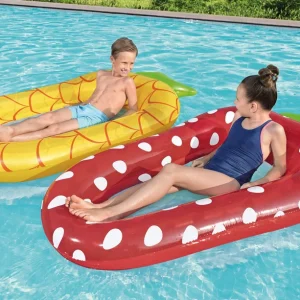 Materassino Lounge Ananas(cm.186x102)- Fragola (cm.178x103)