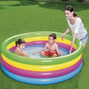 Piscina A 4 Anelli Colorati 157x46 cm