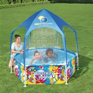 Piscina-Gioco Con Gazebo E Doccetta Splash
