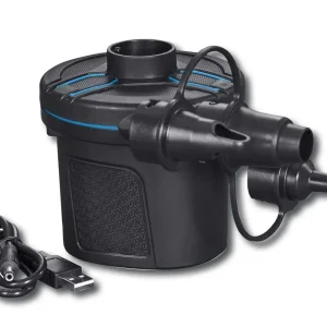 Pompa Di Gonfiaggio Ricaricabile 4,8V, Con 3 Adattatori