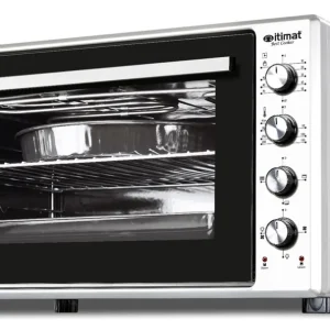 Forno ElettricoVentilato Con Timer E Doppio Vetro 75 lt. cm.75x53x45