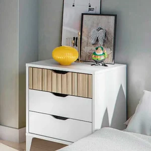 Comodino 3 Cassetti Ethna 44x33x50h