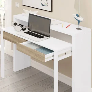 Consolle Scrittoio 99x36x88h Canadian Bianco