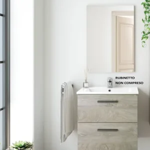 Mobile Bagno Sospeso cm.60x45x57h Rovere Alaska