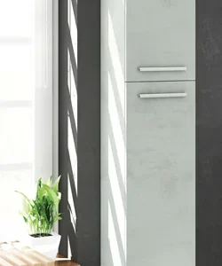 Colonna Bagno 2 Ante 30x25x150h Cemento