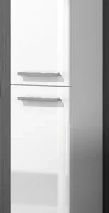Colonna Bagno 2 Ante cm.30x25x150h Bianco Laccato