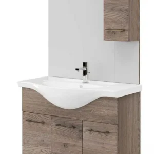 Mobile Bagno Venere cm.86x50x191H Noce Americano