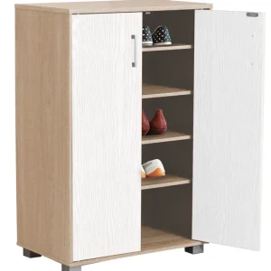 Mobile Multiuso Ripiani Canadian/White cm.60x36x90h