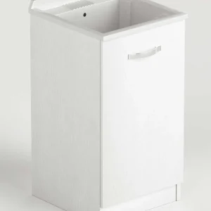 Lavatoio Da 47 In kit Bianco Frassinato Laundry