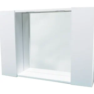 Specchiera 2 Ante 80 CM Bianca