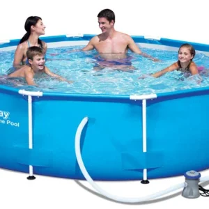 Piscina cm 366x76 lt 6.473 Con Pompa