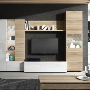 Mobile Soggiorno Led Essential Canadian cm.185x260x42